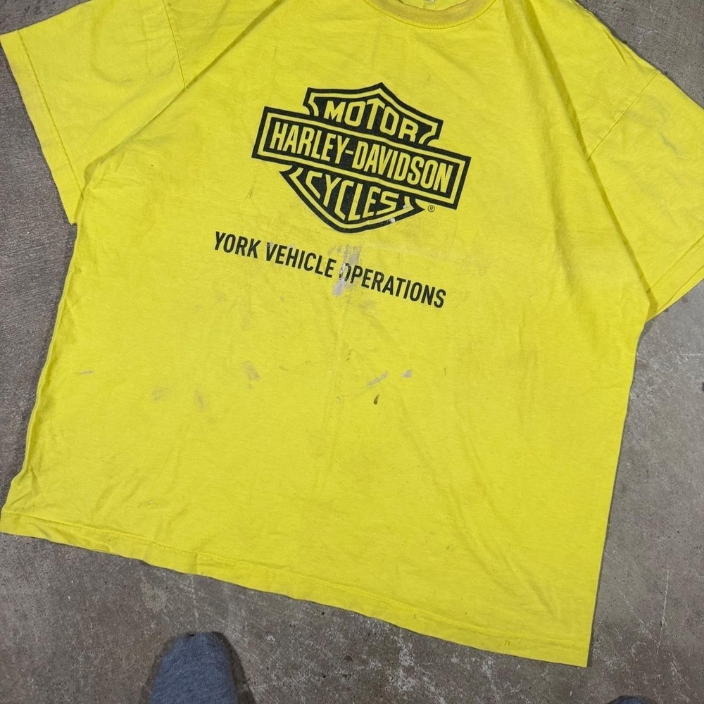 essential yellow and black Harley Davidson graphic biker t shirt
Size XXL - Picture 2 of 6